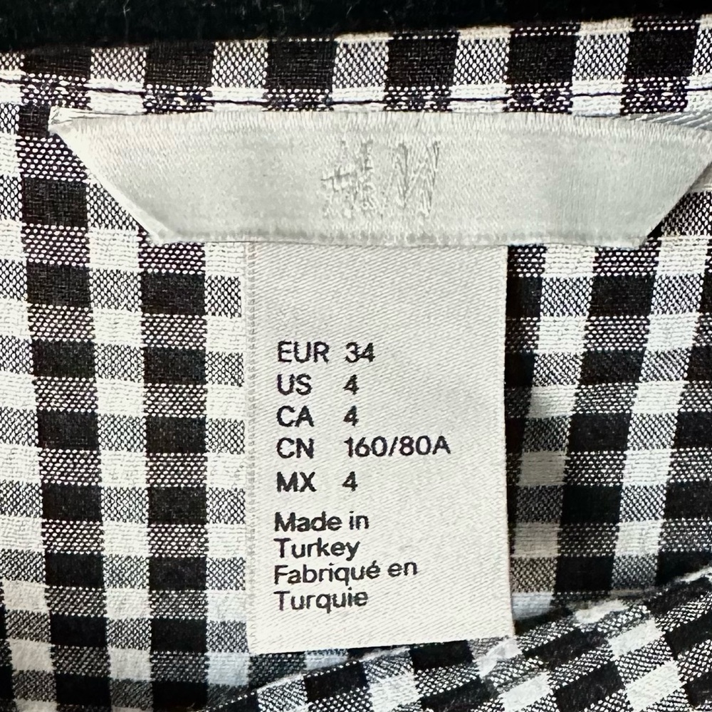 H&M Gingham Top - Picture 4 of 4